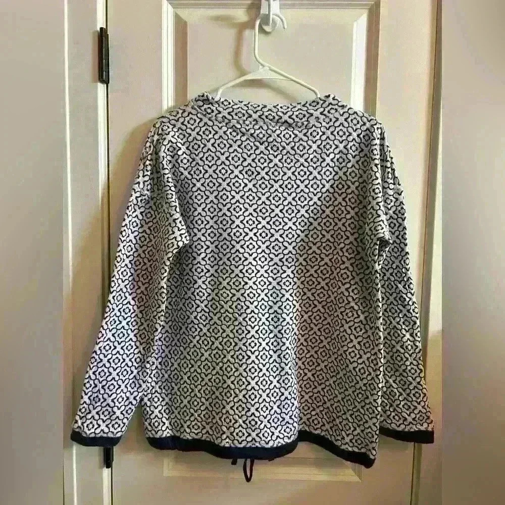 Woman’s Talbots Drawstring Cotton Pullover Size M… - image 6